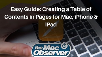 How to Set Up a Table of Contents on Any Apple Device 2024 Guide