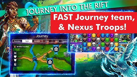 Gems of War Journey Event team guide and gameplay + Nexus and Kingdom Pass!