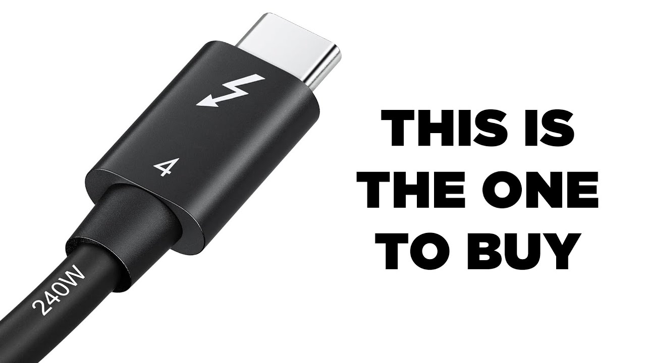 The Best USB 4/Thunderbolt 4 Cable Money Can Buy 