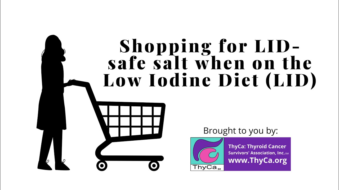 Shopping for LIDsafe salt when on the Low Iodine Diet (LID) YouTube