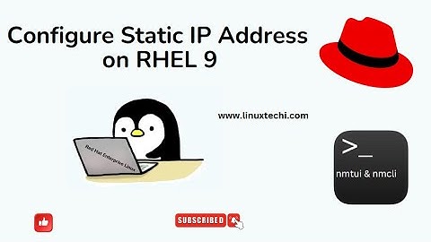 How to Configure Static IP address on RHEL 9 | Red Hat Enterprise Linux