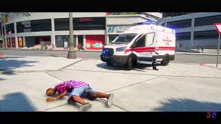 gta 5: ambulans ford transit lspdfr