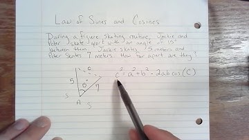 Law of Sines and Cosines - Word Problems - Example 1