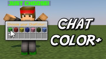 Minecraft | CHAT COLOR+ (Change the chat color instantly!) | Plugin Tutorial