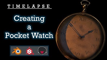 Creating a Pocket Watch: Blender | Substance Painter | Marmoset Toolbag - Time-lapse