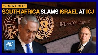 ICJ Hearing: Self-Defense Is Not A License For Unlimited Violence: South Africa | Dawn News English