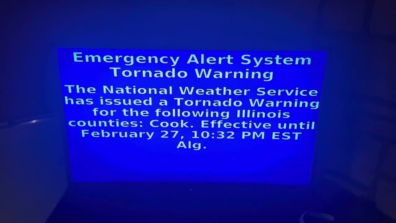 Tornado Warning southeast Cook County/Northwest Indiana