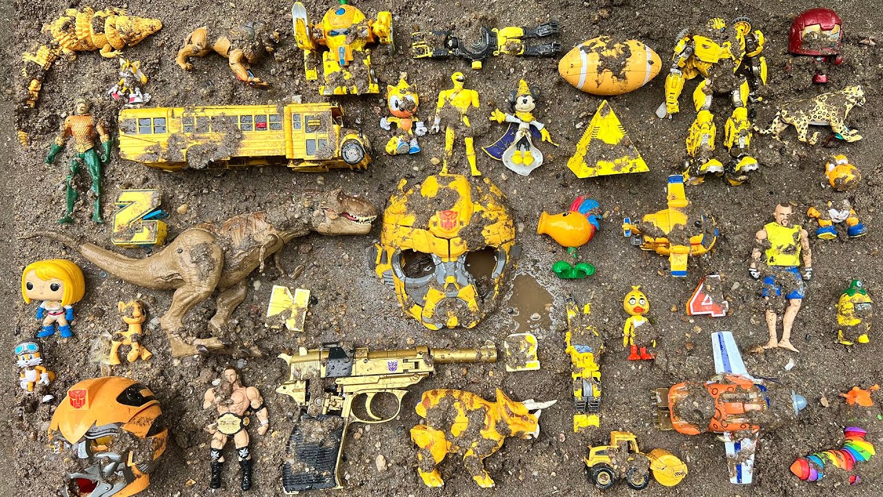 Yellow car Bumblebee, Iron Man & Marvel squad, Thanos and mischievous ...