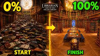 0% TO 100% LIBRARY CLEANUP! | LIBRARIAN: TIDY UP THE ARCANE LIBRARY