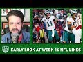 NFL Week 16 Picks, Early Look at Lines, Betting Advice