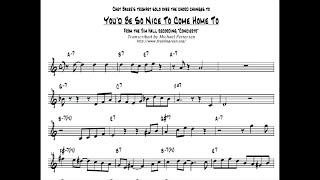 Chet Baker - You'd Be So Nice To Come Home To [Transcribed solo] chords