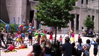 Flash Mob Dance Beach Party Chicago McDonalds Mango Smoothie Promo July 14,2011