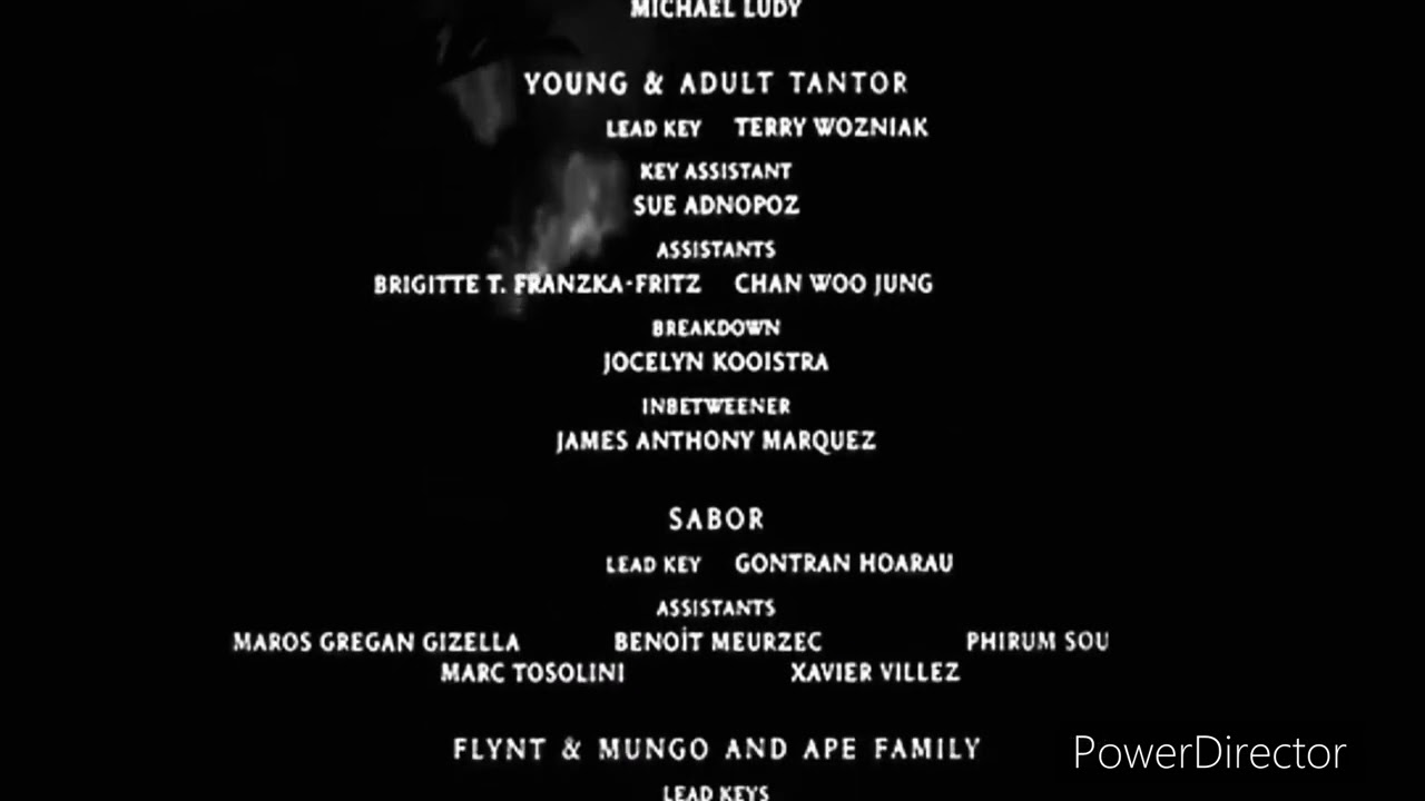Who framed Finding Tarzan end credits
