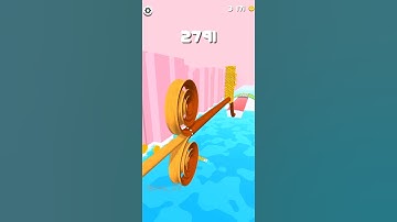 Spiral roll game level 199 👈 #gaming #spiralroll #shorts