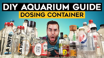 How To Build A DIY AQUARIUM DOSING CONTAINER or DIY DOSING BOTTLE
