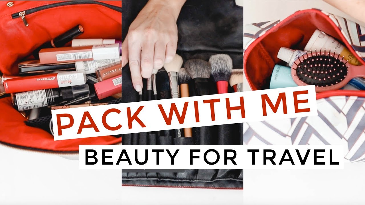 Pack With Me! Makeup & Beauty Products for Travel YouTube