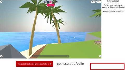 We created an Island oasis in VR with Mozilla Hubs