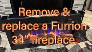 How to remove ( & install ) a 34” Furrion fireplace. by The Wandering Steeles 231 views 3 months ago 3 minutes, 53 seconds