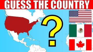 Guess The Country on The Map – AMERICAS | Geography Quiz Challenge