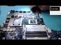إصلاح لينوفو مشكل معالج مرة أخرى Lenovo Legion 5 15ARH05H No Display Reballing CPU AMD RAYZEN 5 