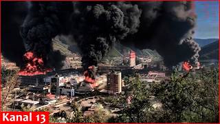 Ukraine strikes Russian Tuapse oil refinery for 3rd time in 2 weeks as fire burns nonstop