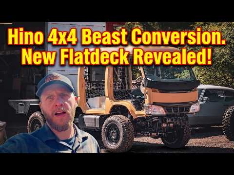 4x4 Hino Dutro Flatdeck Build: Deck Reveal + FOR SALE - EP 9