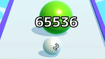 Ball Run Infinity Number Up To (128M, 256M, 512M, 1024M) ! All Levels Gameplay Part 327 android, ios