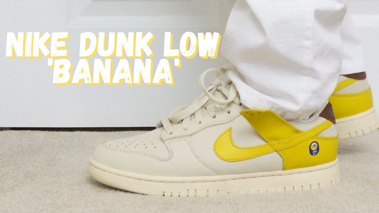 【人気】NIKE DUNK LOW LX “banana “