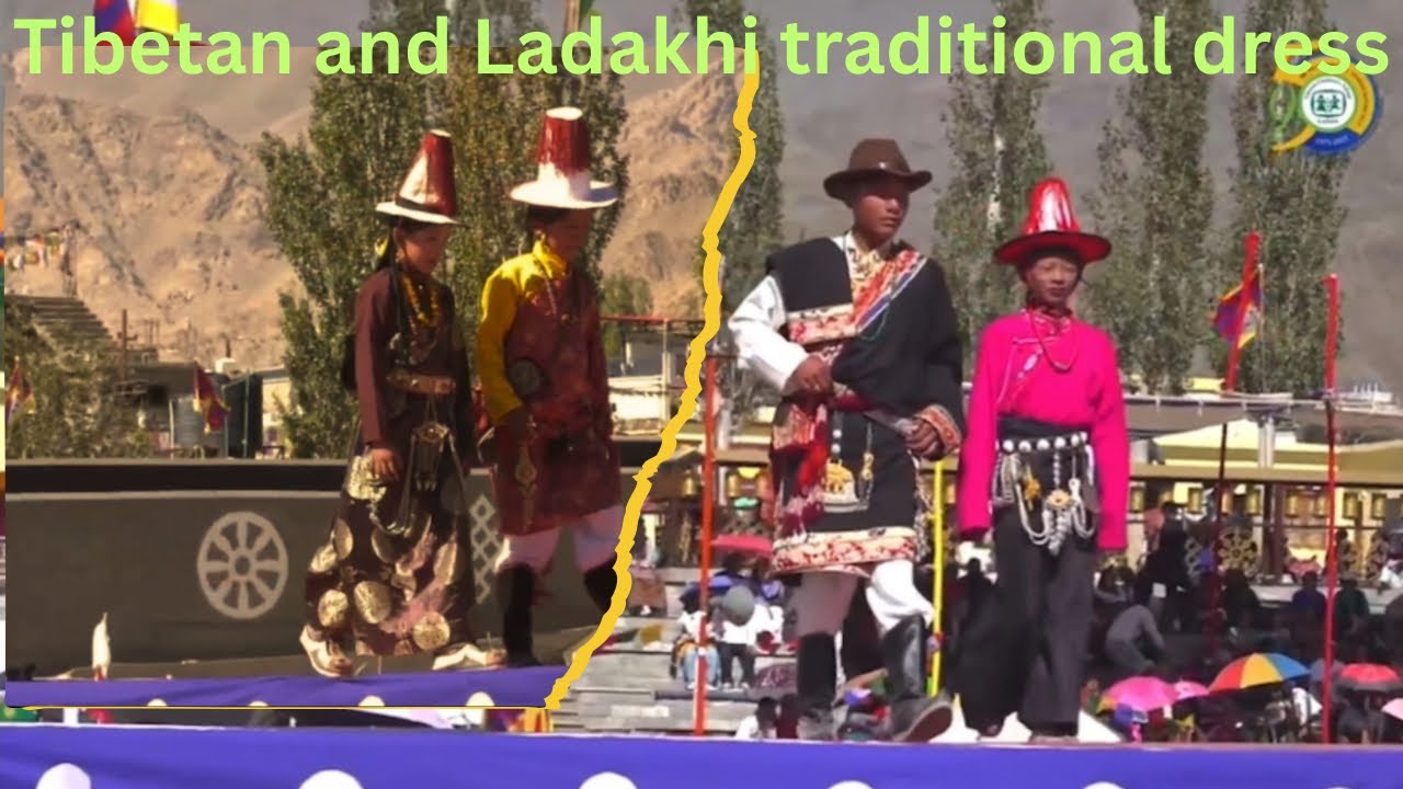 Tibetan and Ladakhi traditional dress show### 