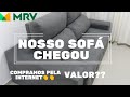 Nosso sofá connect plus 3 lugares da Rifletti | Apê MRV