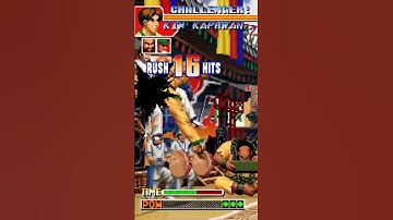 KOF 97 KIM KAPHWAN SUPER MOVES 1 #Shorts