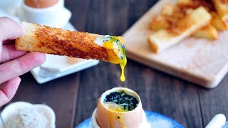 How to Make Fancy Soft Boiled Eggs with Toast Soldiers  糖心蛋 + 烤麵包條 食譜 screenshot 3