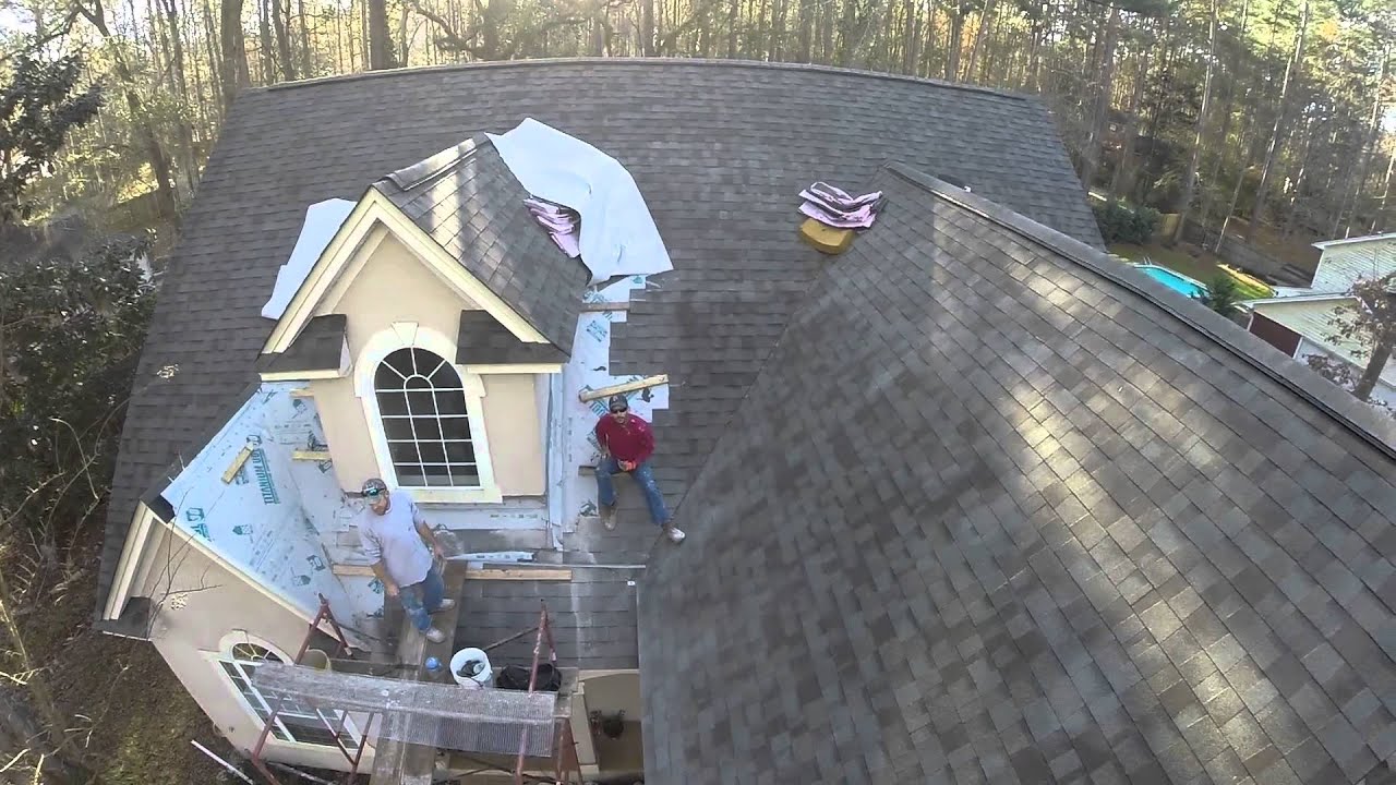 Hartsfield Roofing project Tallahassee Drone video short version YouTube