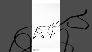 Taurus Zodiac #shorts #drawing #doodle #zodiac #taurus