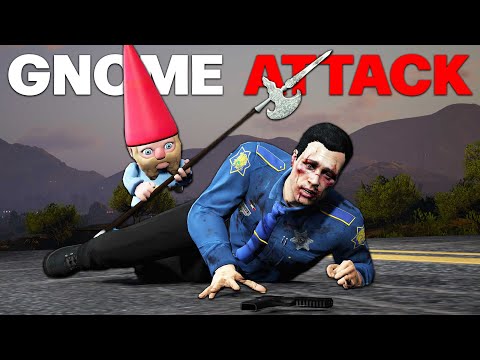 Tiny Gnome Attacks Players.. (GTA 5 RP) 