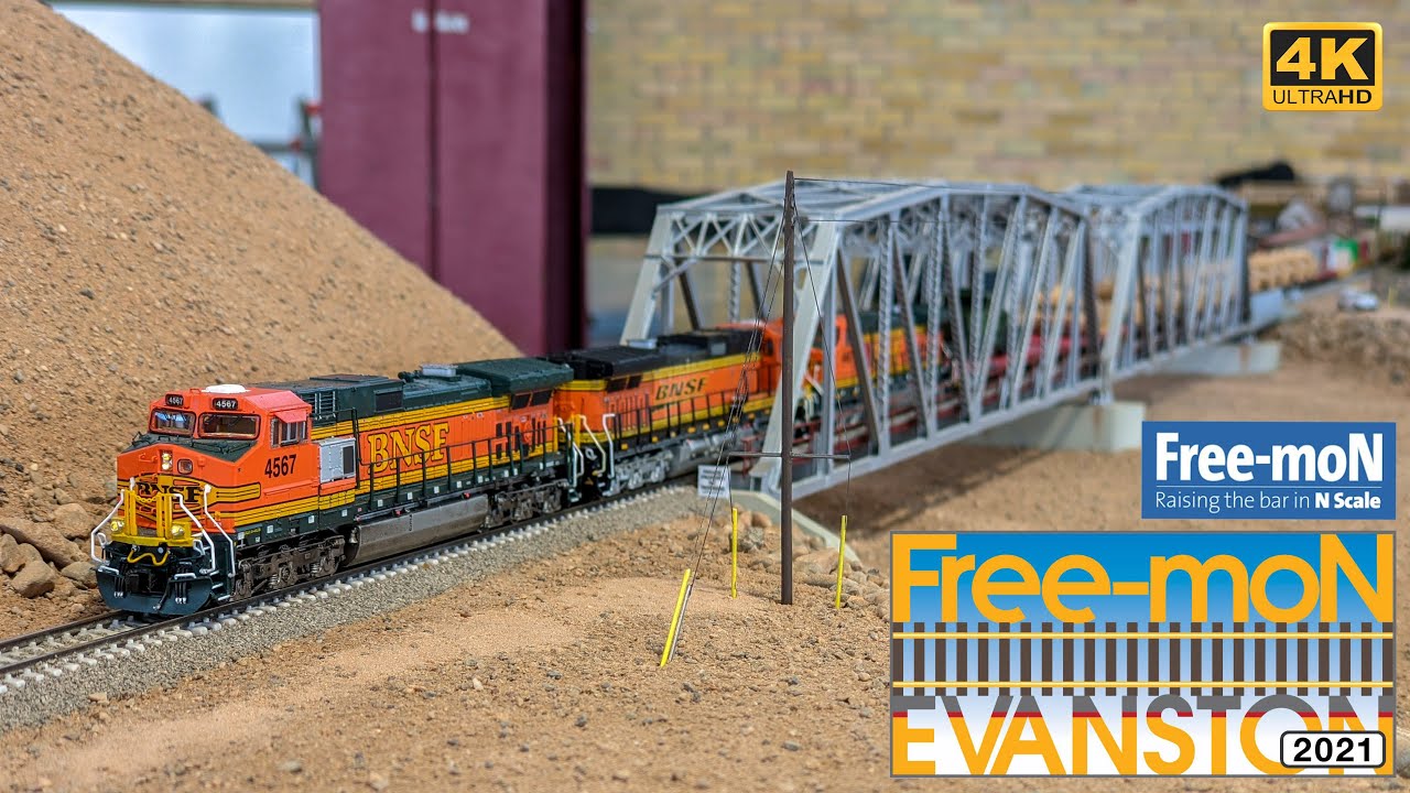 {4K} Free-moN N Scale Weekend Evanston, WY 2021!