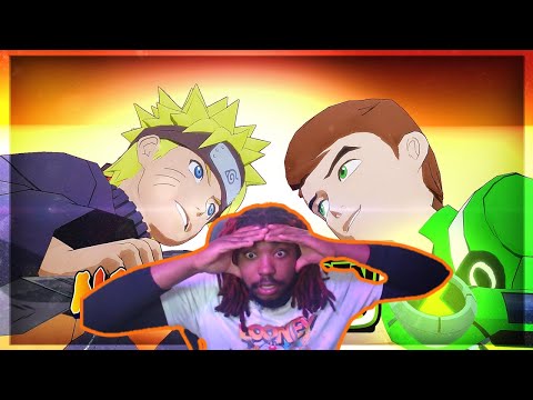 NOOOOOO MY CHILDHOOD!!! BEN 10 VS NARUTO #reaction #fananimation