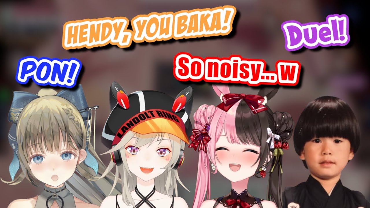 Drunk Hinano, Lisa, Met, and Hendy Going Wild [VSPO]