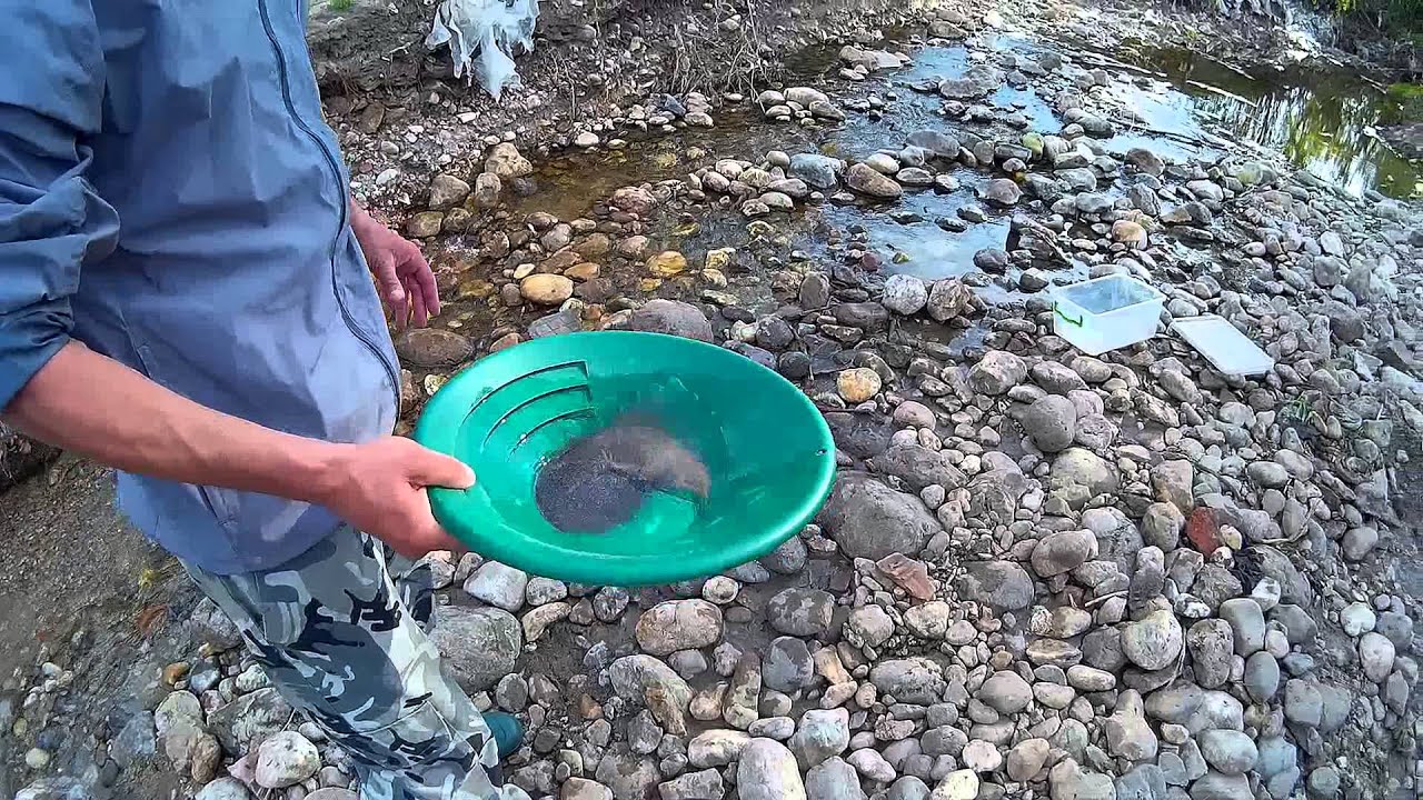 GoldPro.bg - 17.04.2015г. - Резултат за 2 часа работа с улей за златоGoldPro.