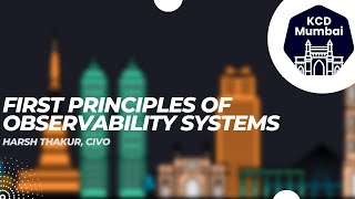 First Principles of Observability Systems