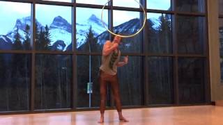 Hoop Tutorial Shoulder pop out hoop trick with Babz!!