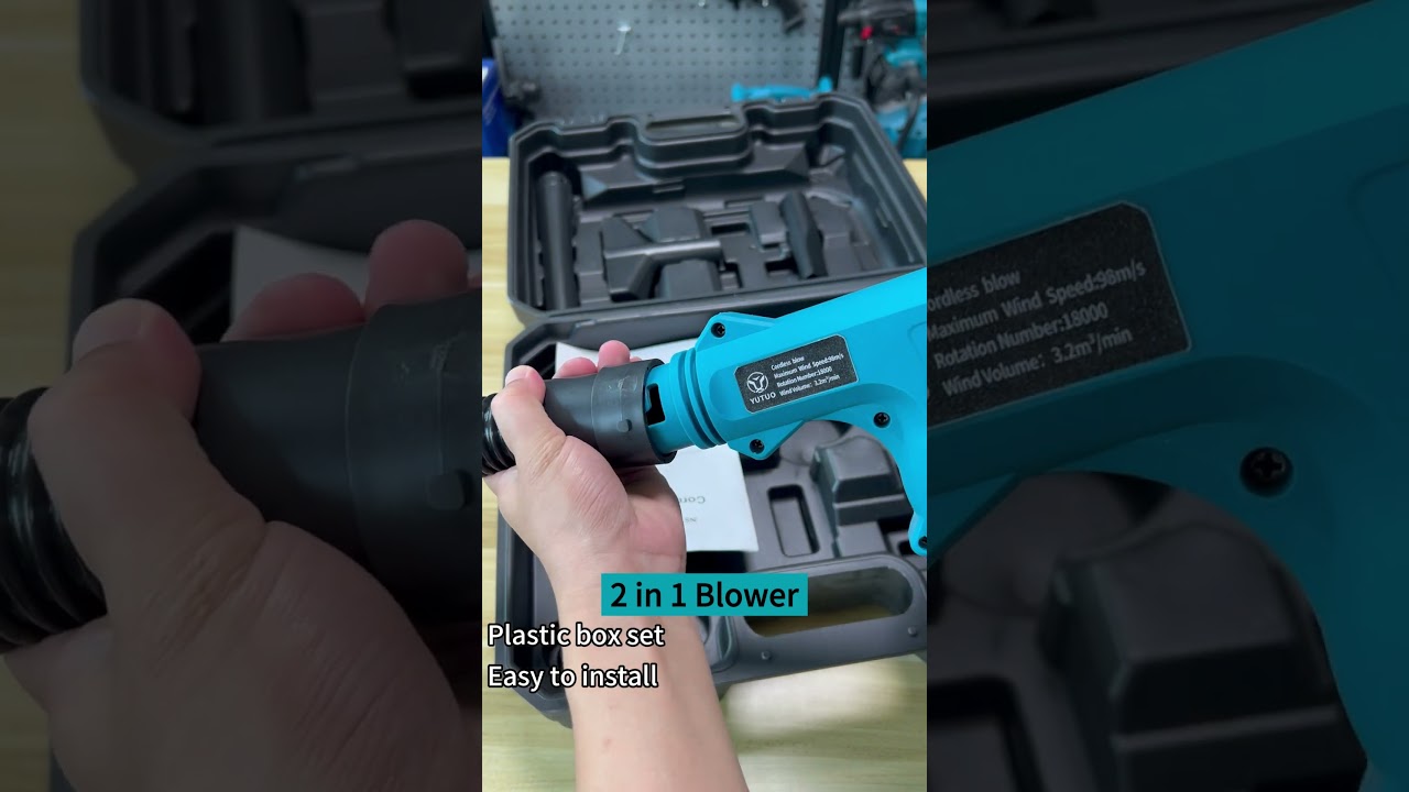 YUTUO® cordless 2 in 1 air blower