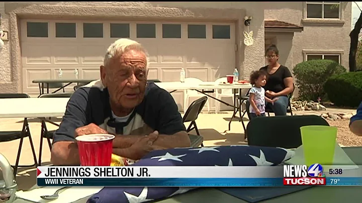 Community shows thanks to WWII vet