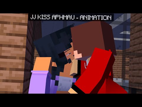 JJ *maizen* KISS APHMAU  MIKEY KISS APHMAU 😱 | GANGNAM STYLE  - Minecraft Animation