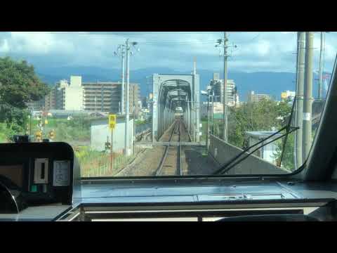 【前面展望】特急スーパーはくと号　湖山から鳥取駅到着まで