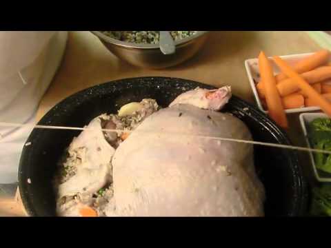 Stuffed Turkey with rice and peas by Create Cooking's Channel