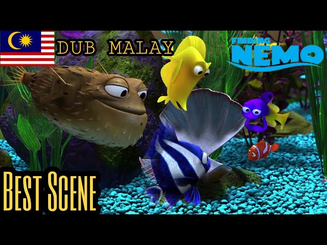 Finding Nemo | Nemo is stranded in the aquarium [Bahasa Melayu] Malay HD class=