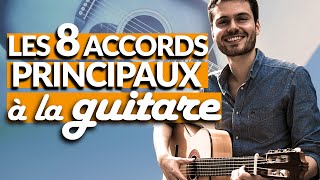 DEBUTANT : 8 accords de guitare à APPRENDRE - TUTO GUITARE débutant