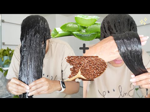 Sábila y Linaza Tratamiento BOMBA para un cabello Largo , sano y Brillante ✨🌿