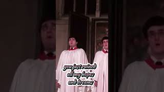 guy eats helium  in choir  performance 💀